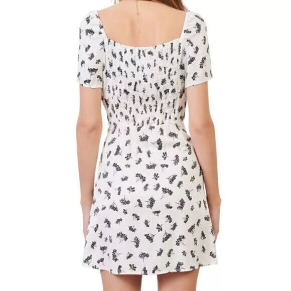 Maje Roseline Floral Print Mini Dress Size EU 36 / US Small NEW - Picture 7 of 12